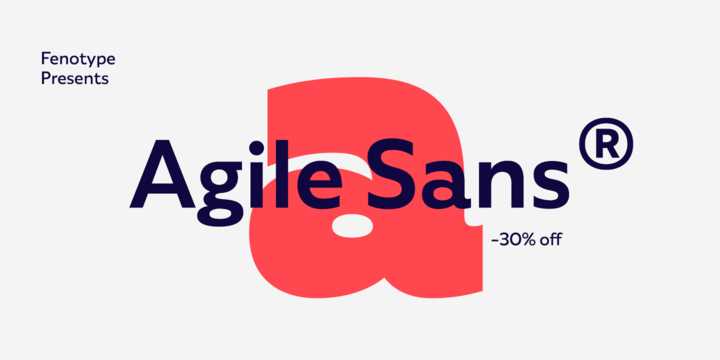 Шрифт Agile Sans