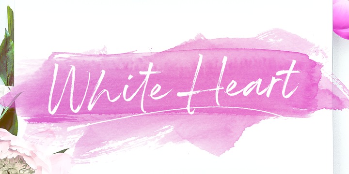 Шрифт White Heart