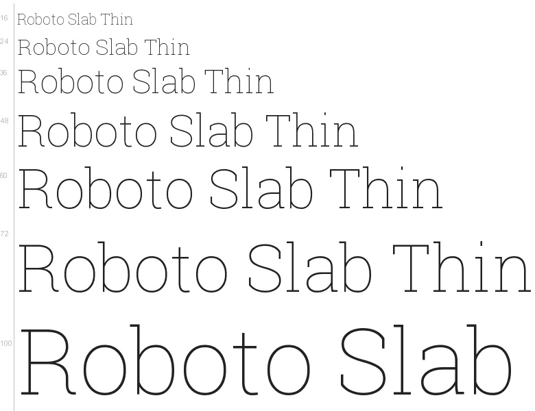 Пример шрифта Roboto Slab #3