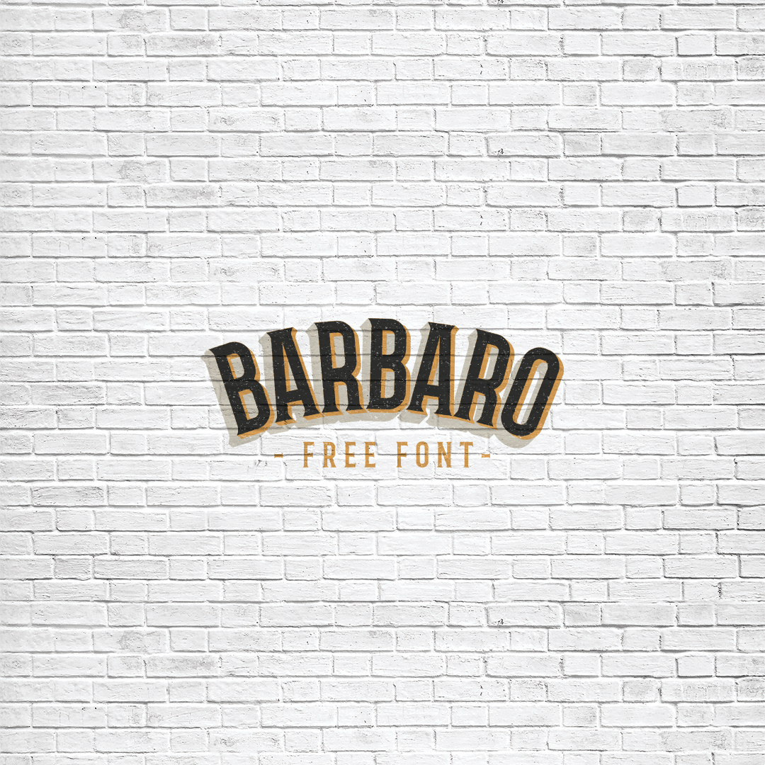 Пример шрифта Barbaro #1