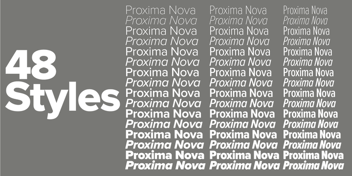 Пример шрифта Proxima Nova Alt #4