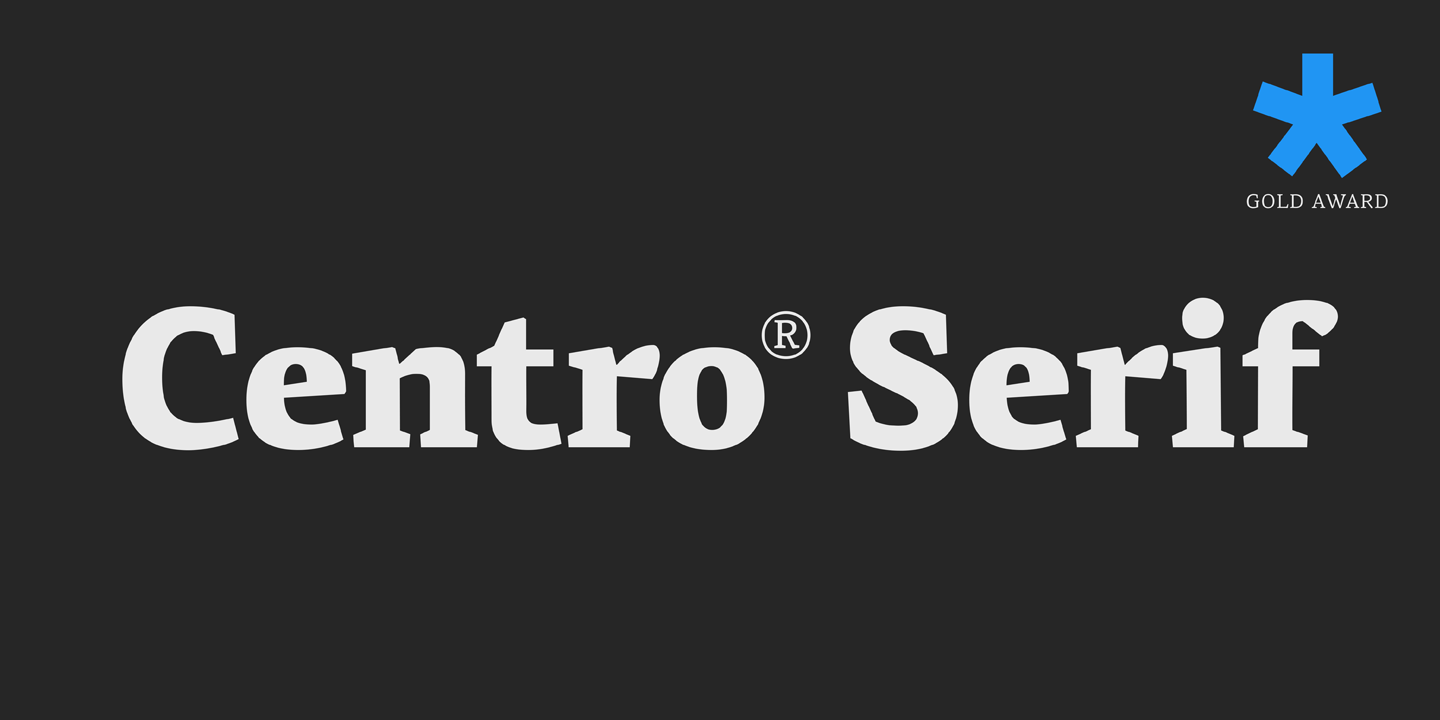Пример шрифта PF Centro Serif Pro #1