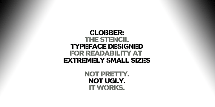 Пример шрифта Clobber Grotesk #2