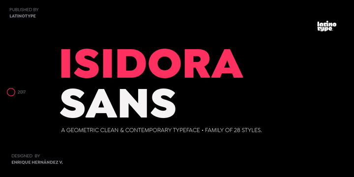 Пример шрифта Isidora Sans #1