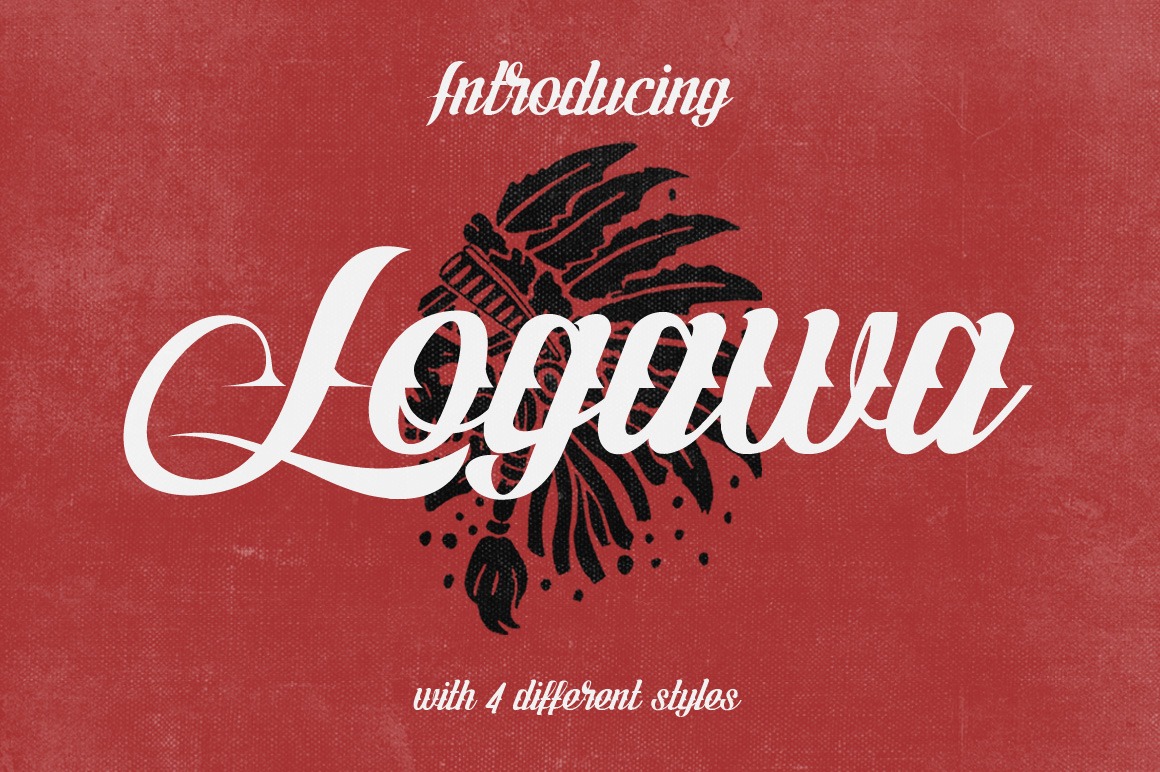 Пример шрифта Logawa #1