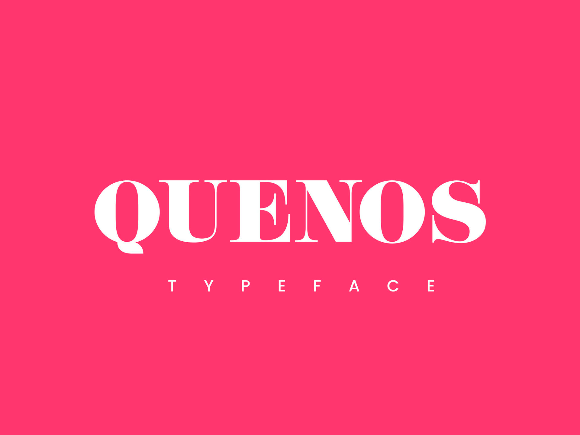 Пример шрифта Quenos #1