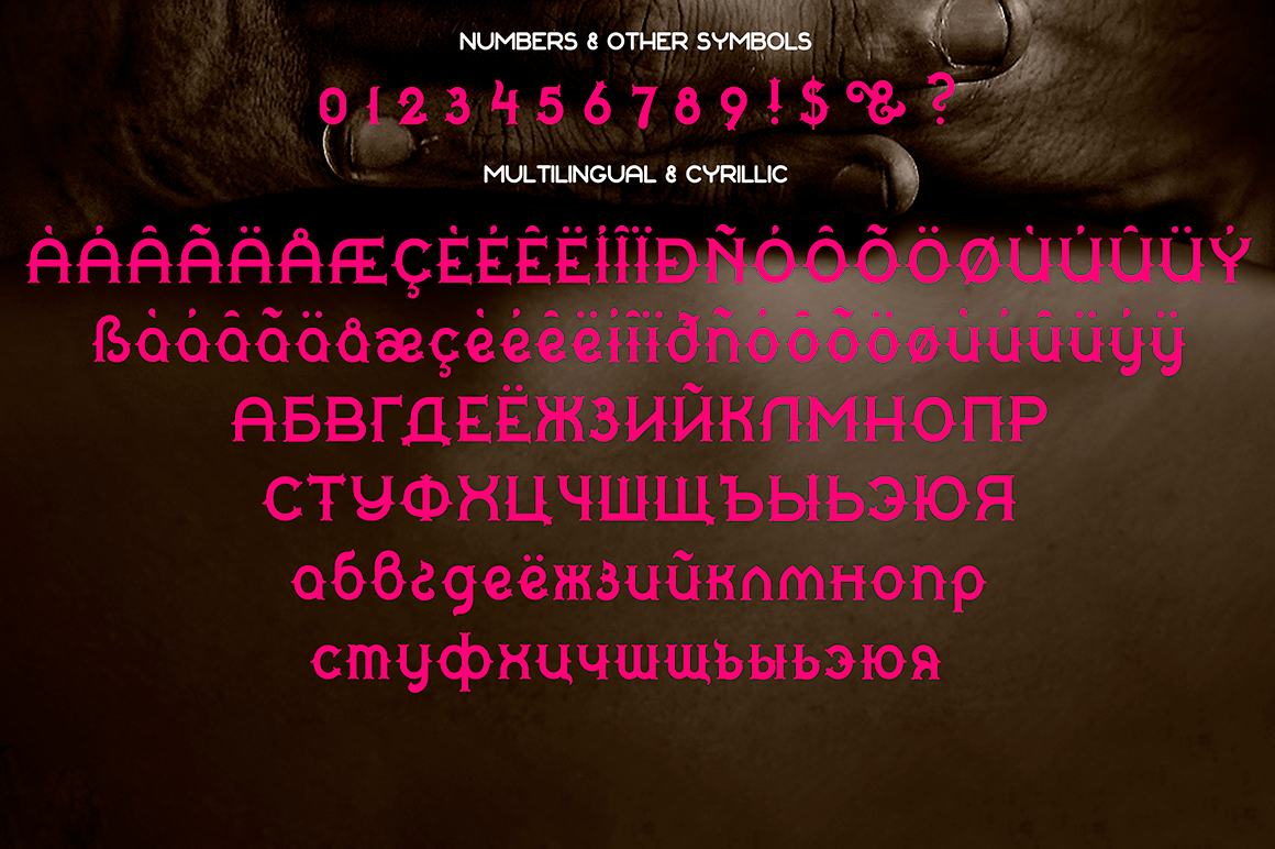 Пример шрифта Quasimodo #3
