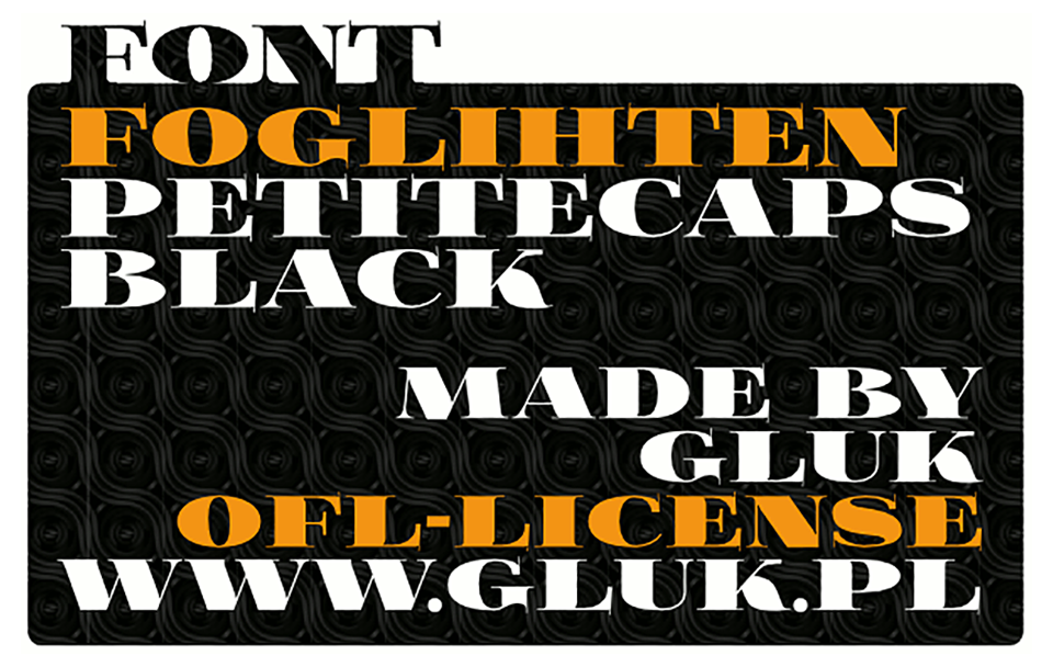 Пример шрифта Foglihten Black Pcs #5
