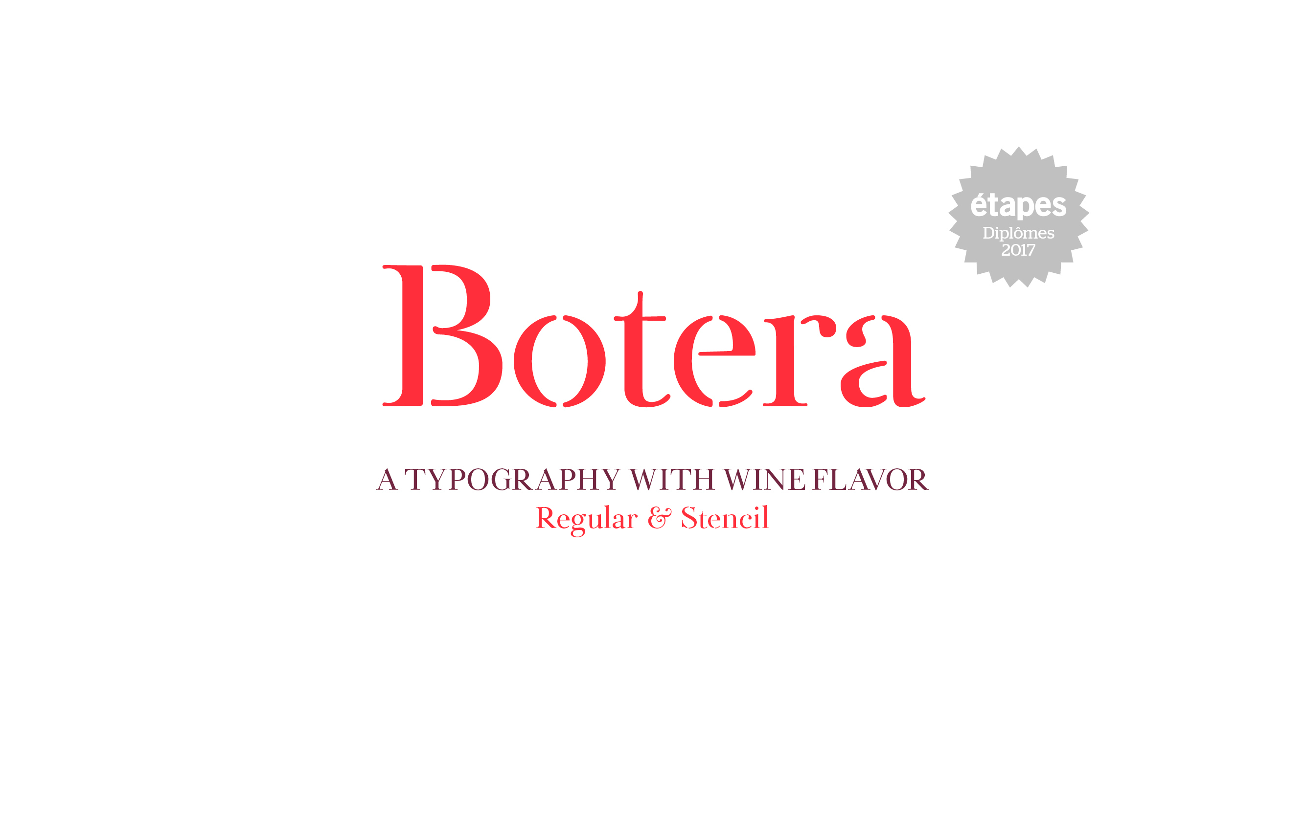 Пример шрифта Botera #1