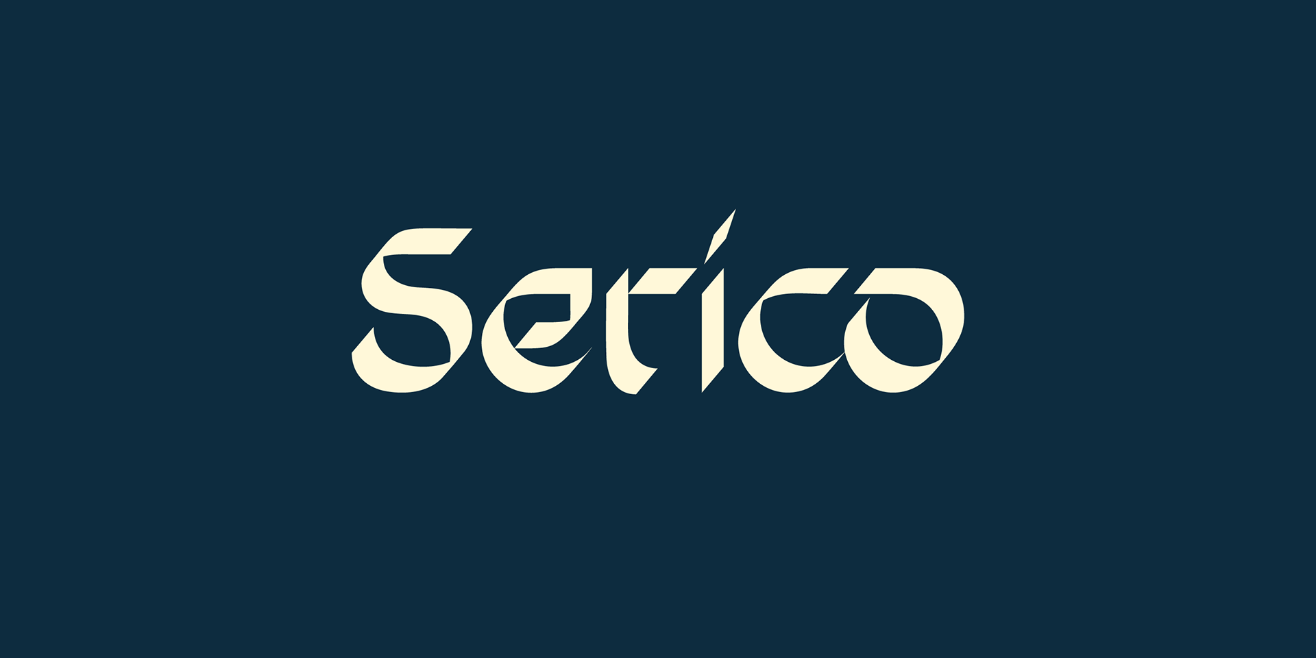 Пример шрифта Serico #1