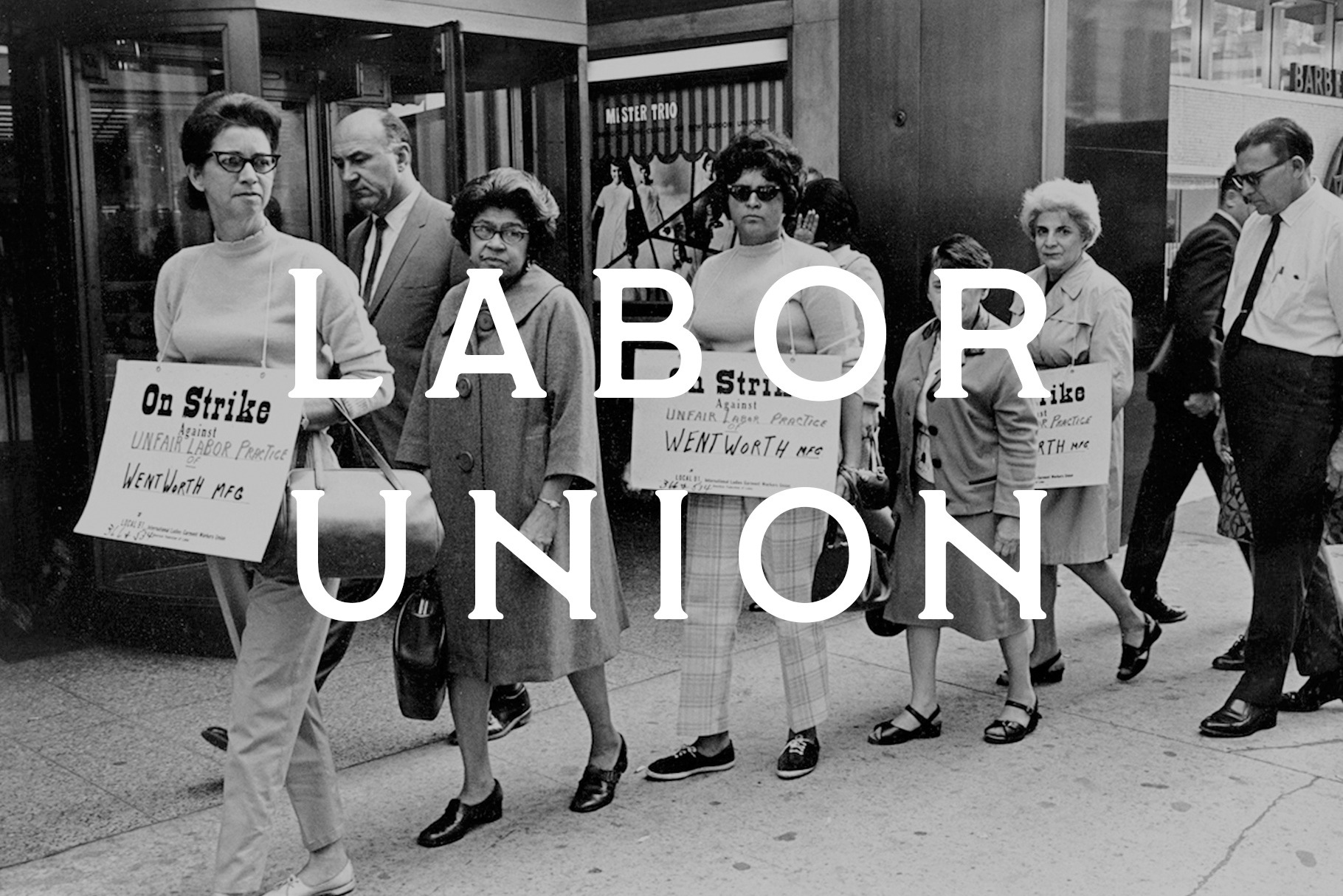 Пример шрифта Labor Union #1