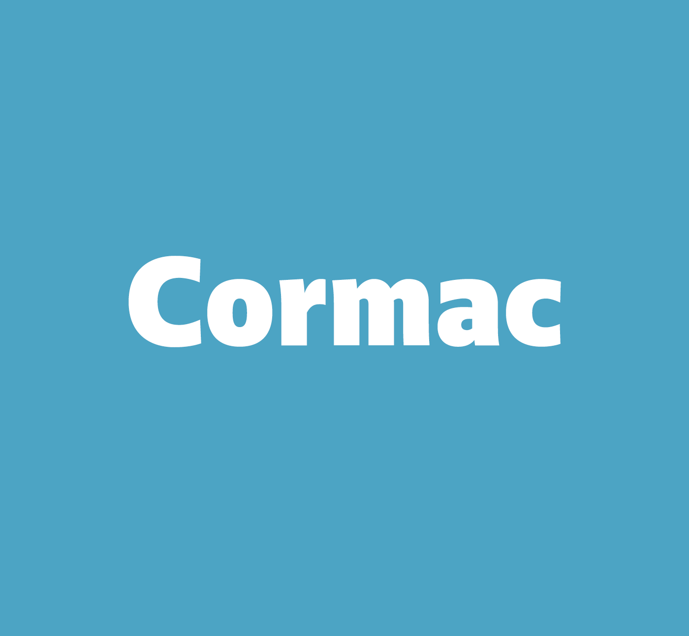 Пример шрифта Cormac #1