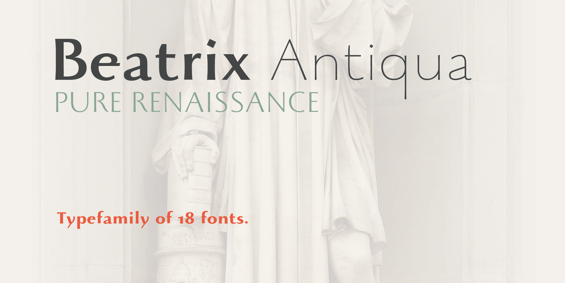 Пример шрифта Beatrix Antiqua #1