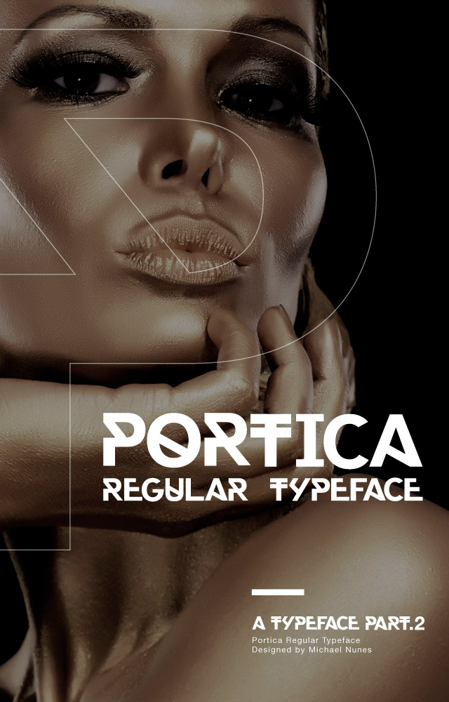 Пример шрифта Portica #1