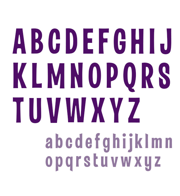 Пример шрифта Violet #5