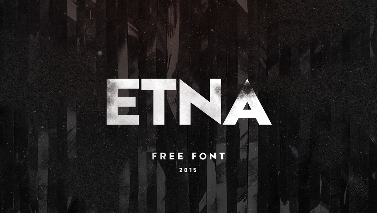 Пример шрифта Etna #1