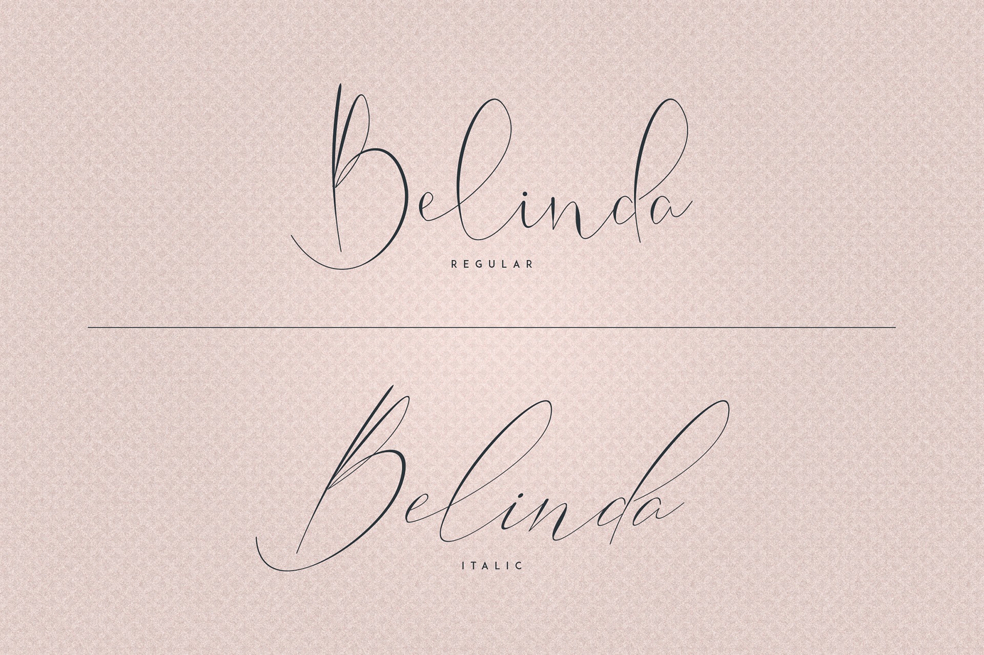 Пример шрифта Belinda #3