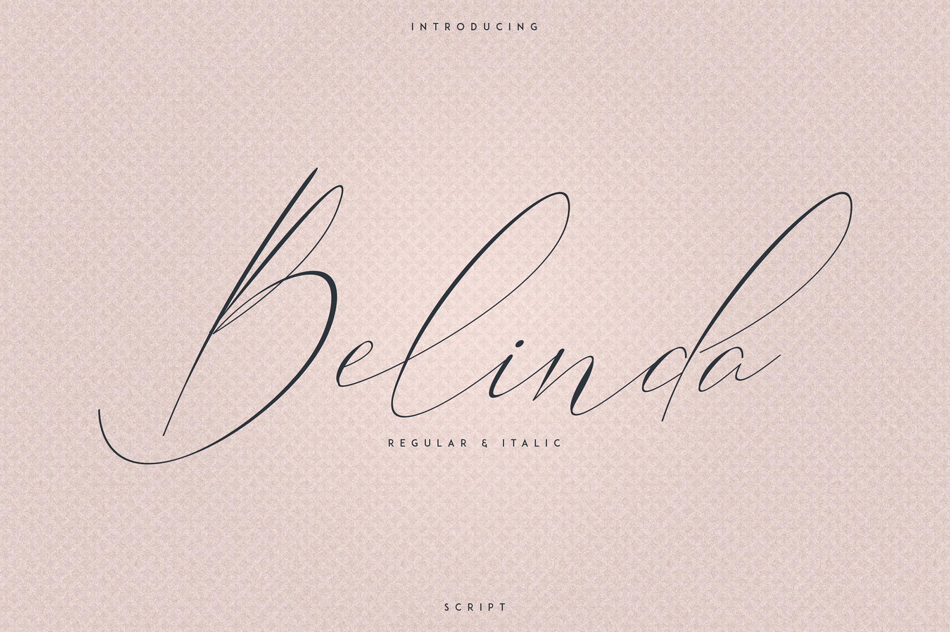 Пример шрифта Belinda #1