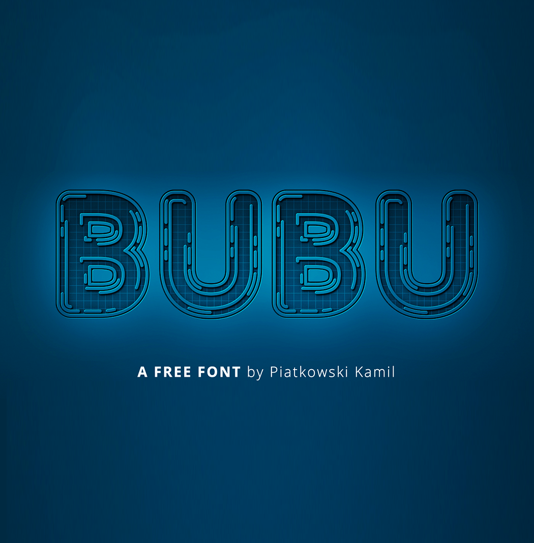 Пример шрифта BUBU #1