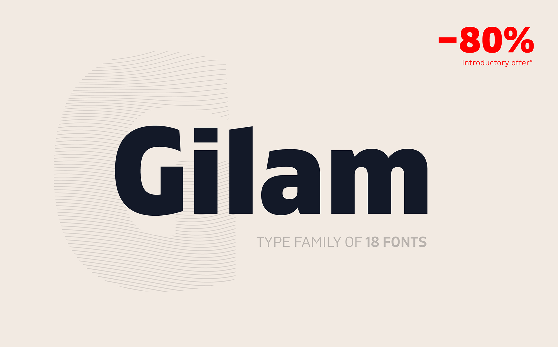 Пример шрифта Gilam #1