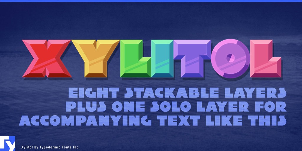 Пример шрифта Xylito #1