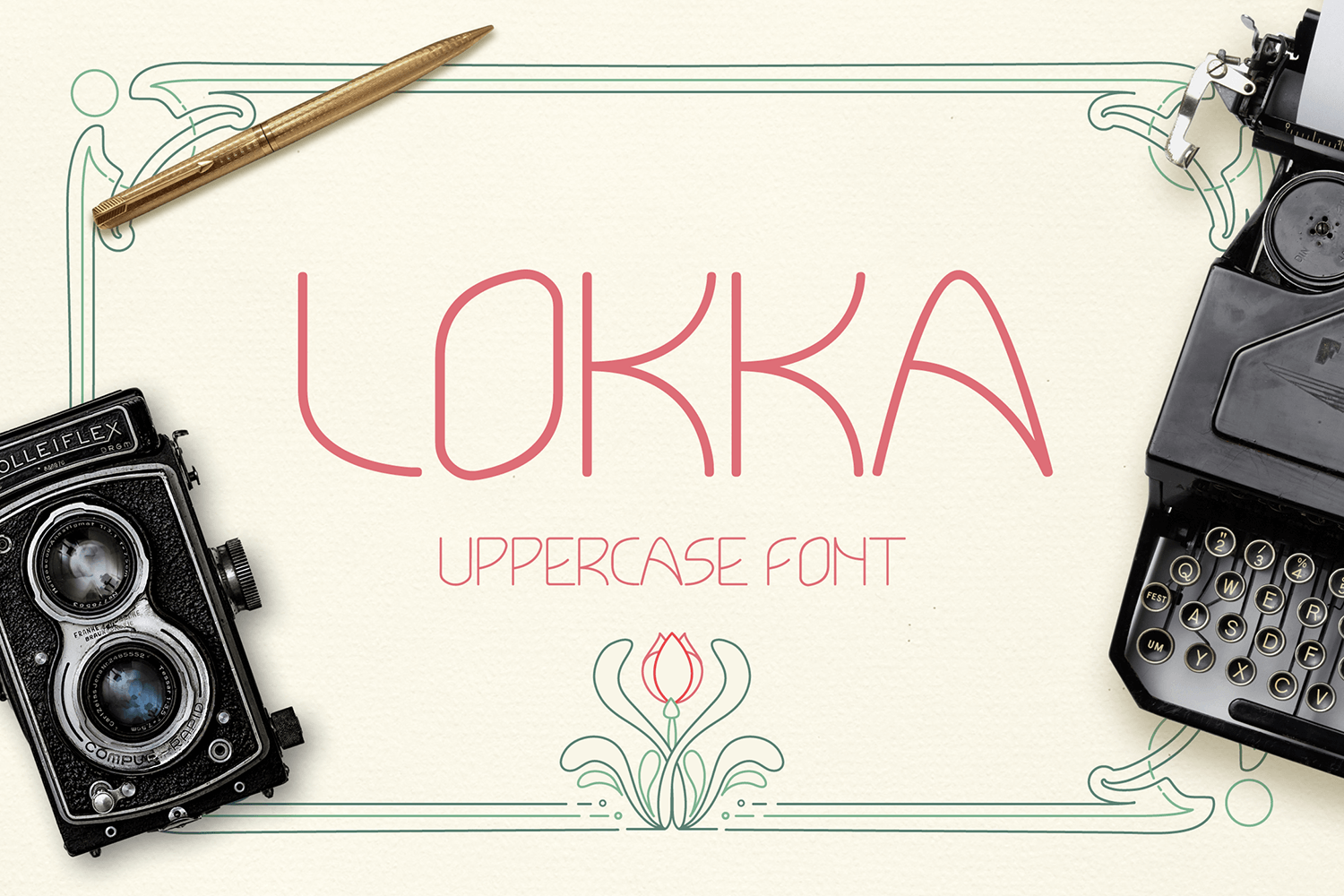 Пример шрифта Lokka #1
