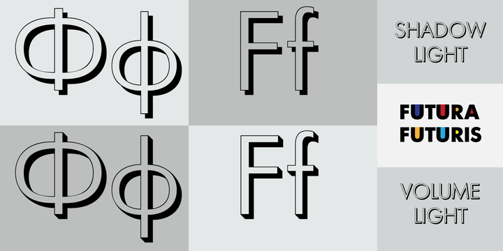 Пример шрифта Futura Futuris #5