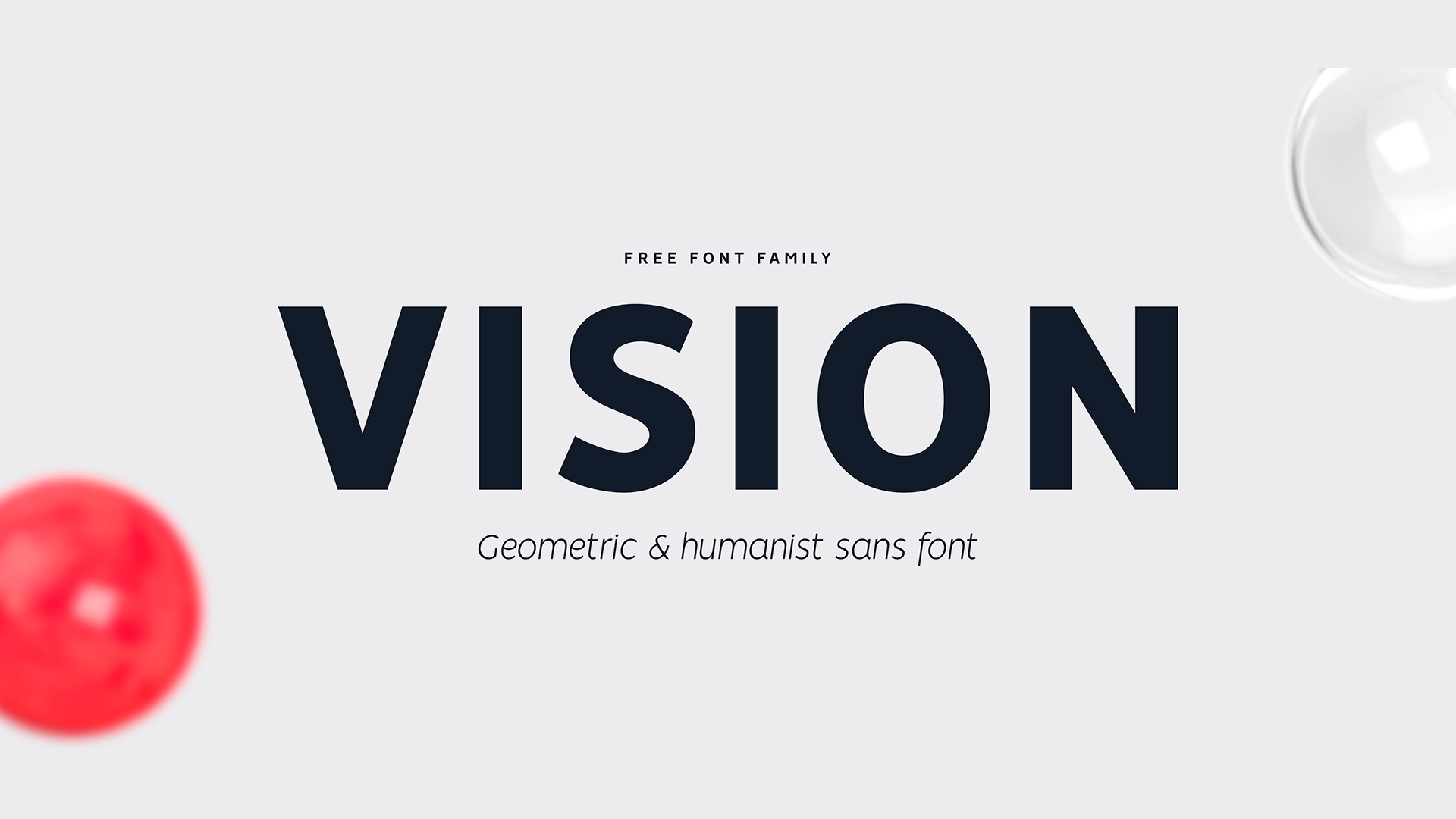 Пример шрифта Vision #1
