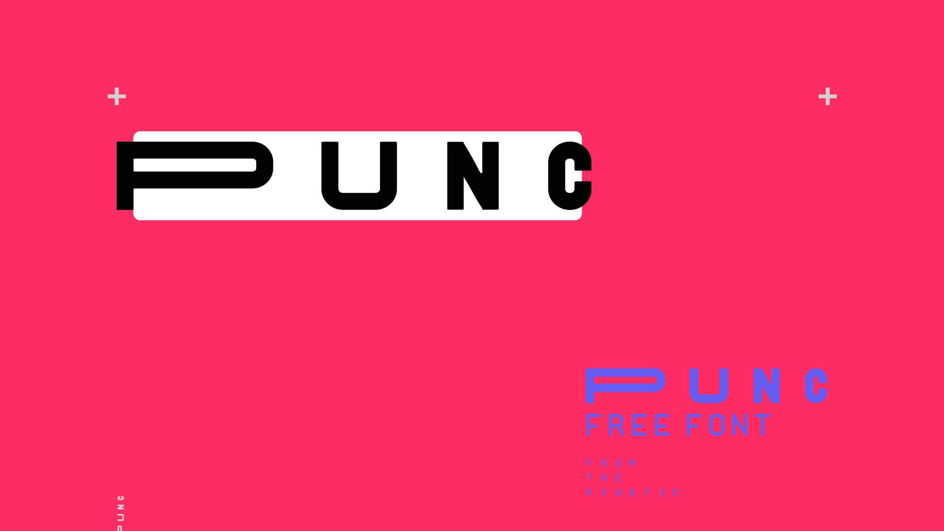 Пример шрифта Punc #1