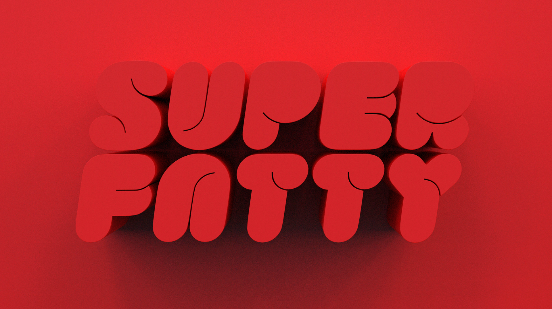 Пример шрифта Superfatty #4