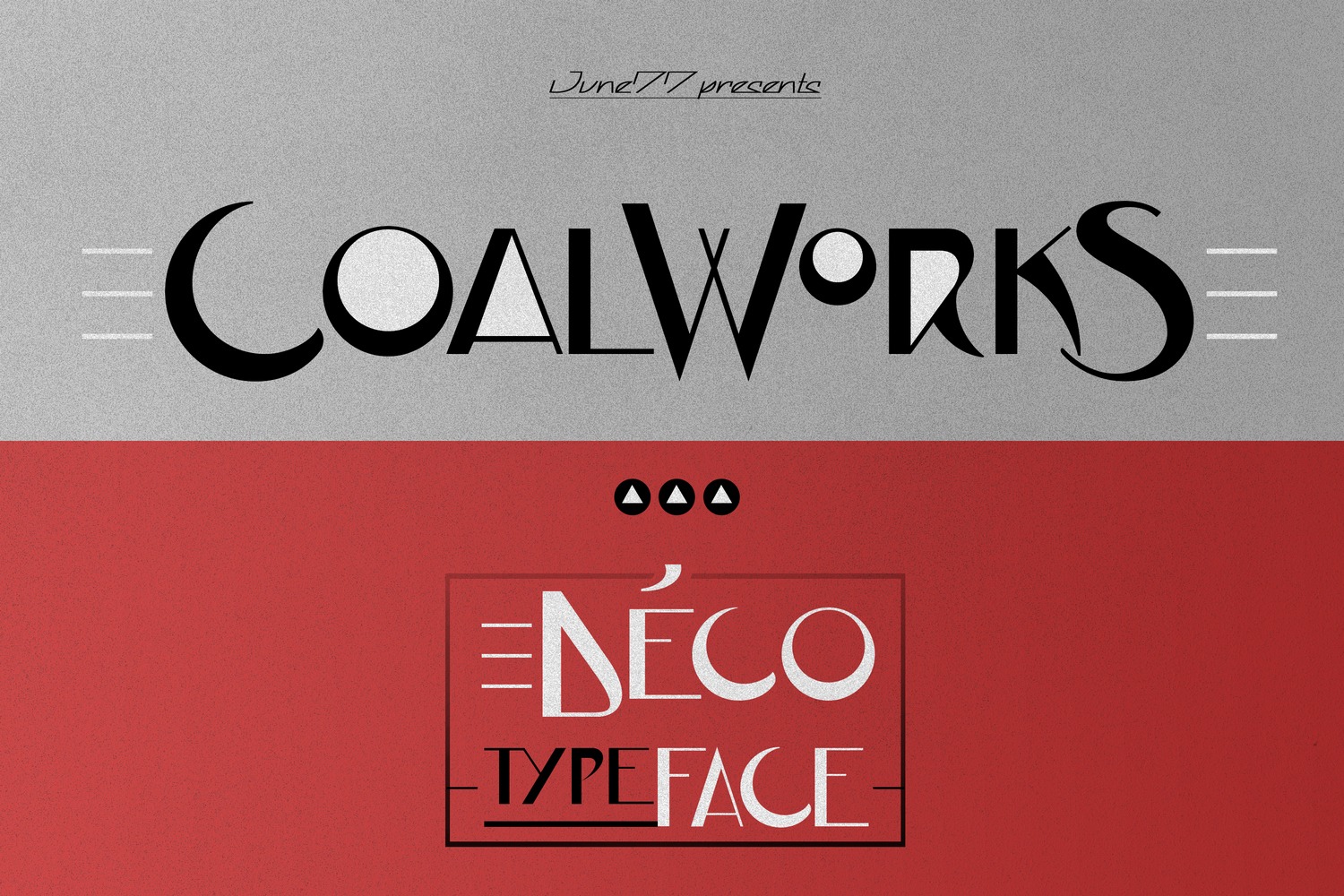 Пример шрифта CoalWorks #1