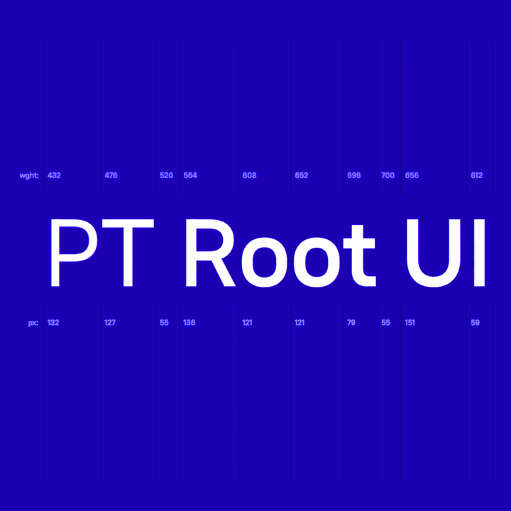 Пример шрифта PT Root UI #1