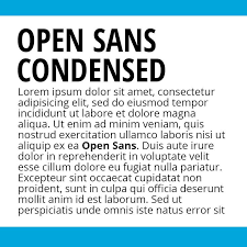 Пример шрифта Open Sans Condensed #2