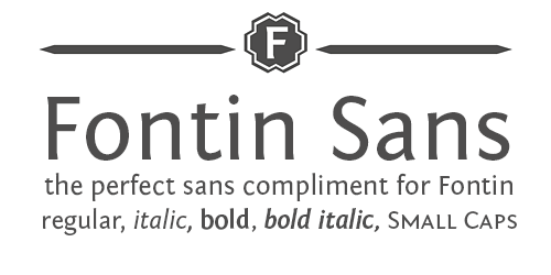 Пример шрифта Fontin Sans #1