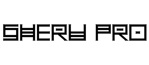 Пример шрифта Sheru Pro #1