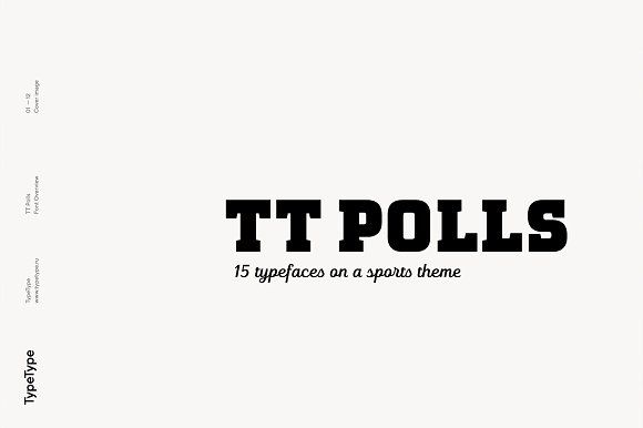 Пример шрифта TT Polls #1