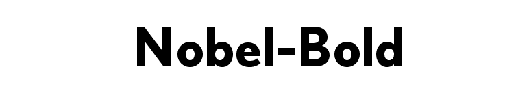 Пример шрифта Nobel WGL #1