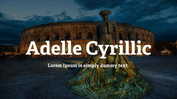 Пример шрифта Adelle Cyrillic #1