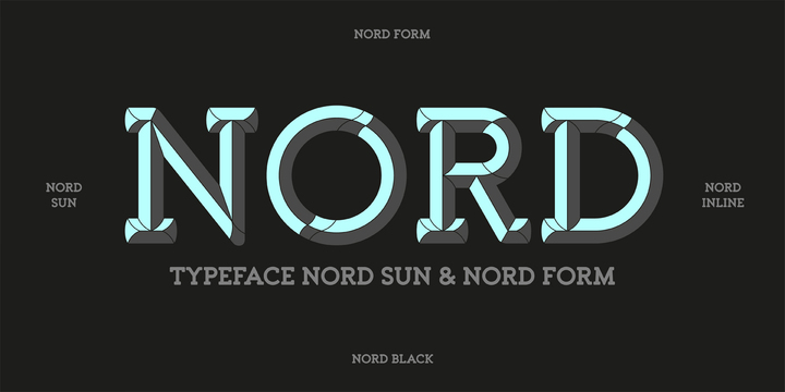 Пример шрифта Nord #3