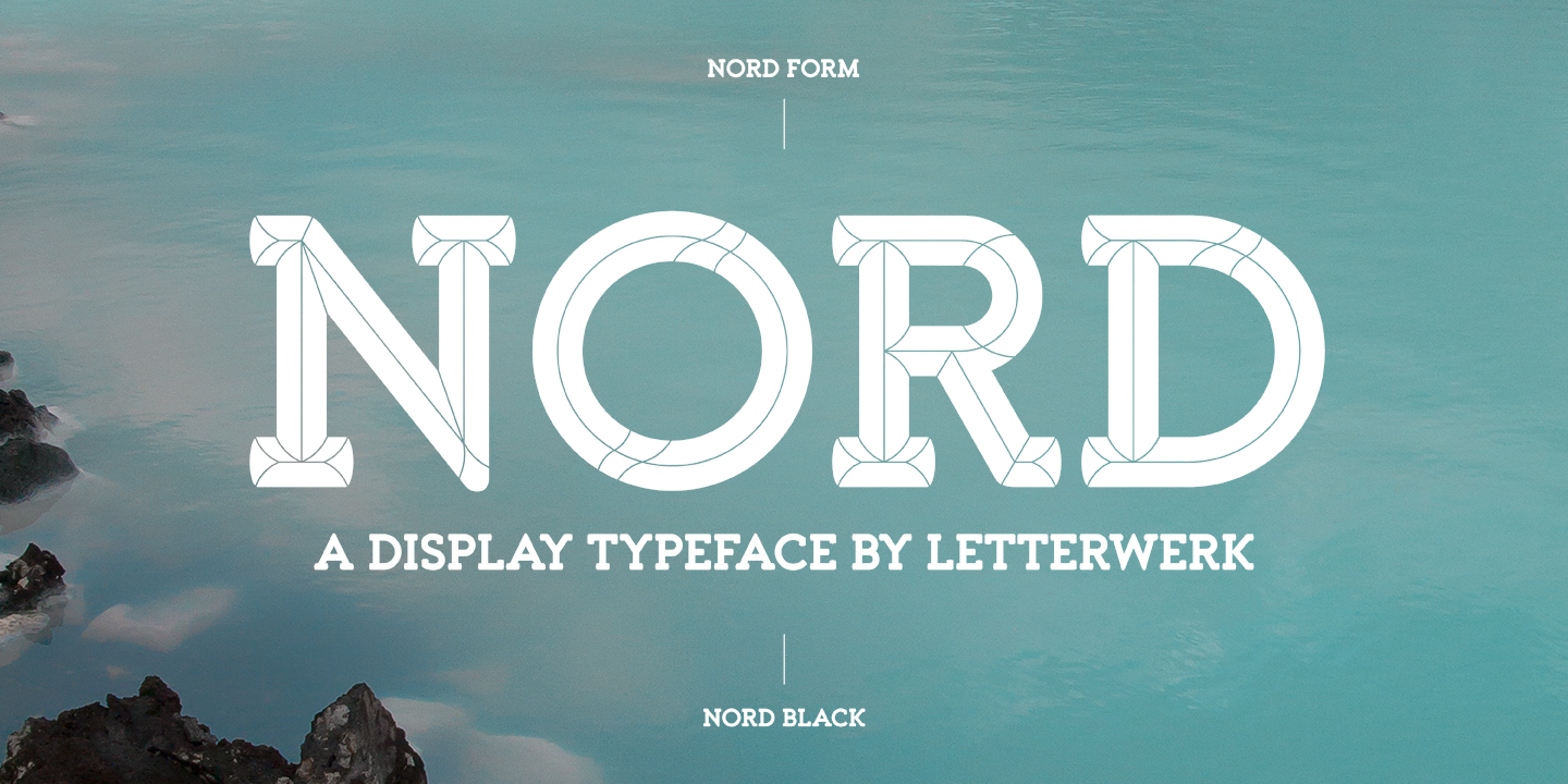 Пример шрифта Nord #1