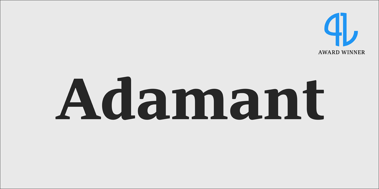 Пример шрифта PF Adamant Pro #1