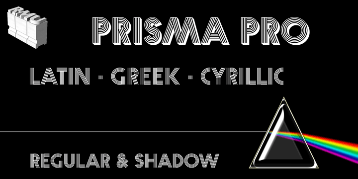 Пример шрифта Prisma Pro #4