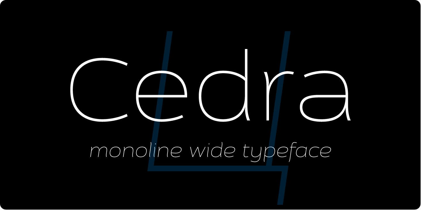 Пример шрифта Cedra 4F #1