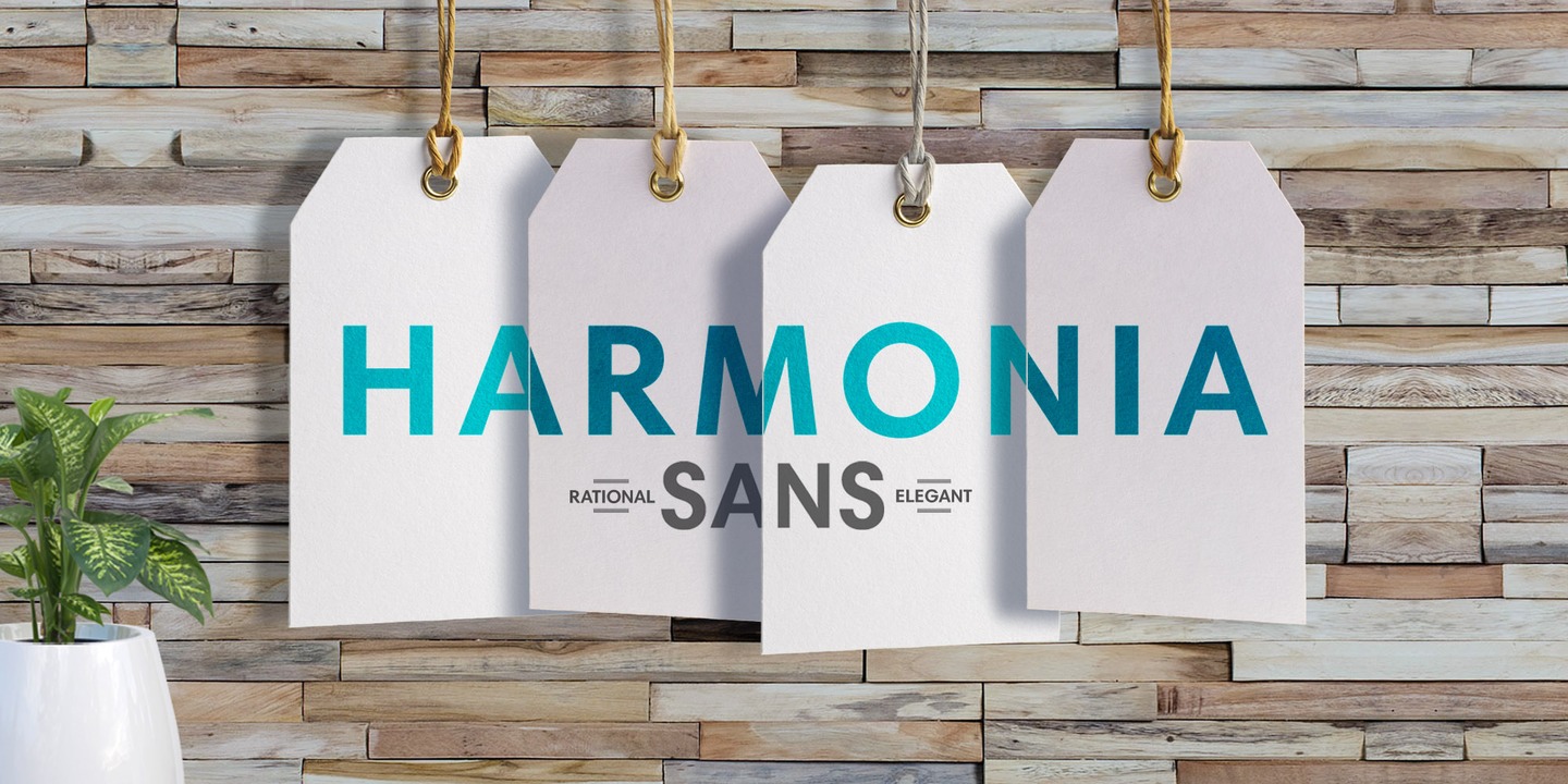 Пример шрифта Harmonia Sans #1