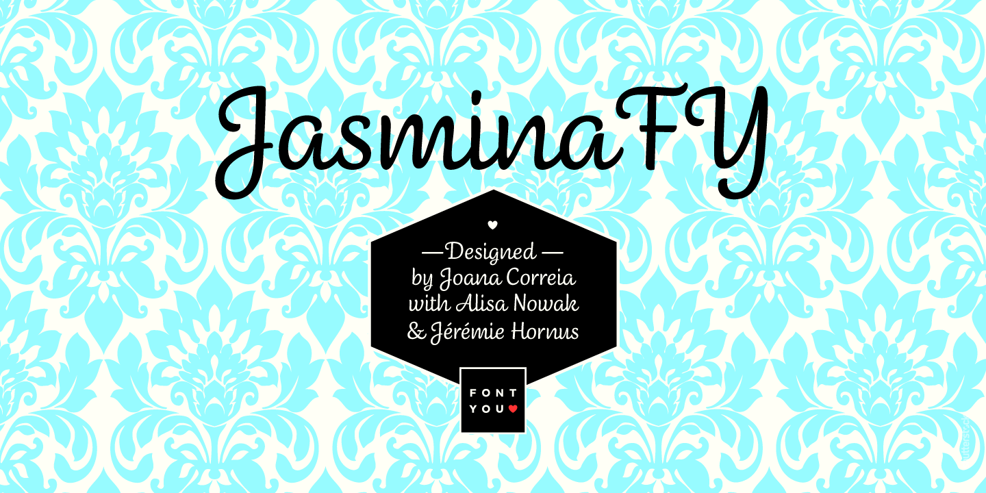 Пример шрифта Jasmina FY #1