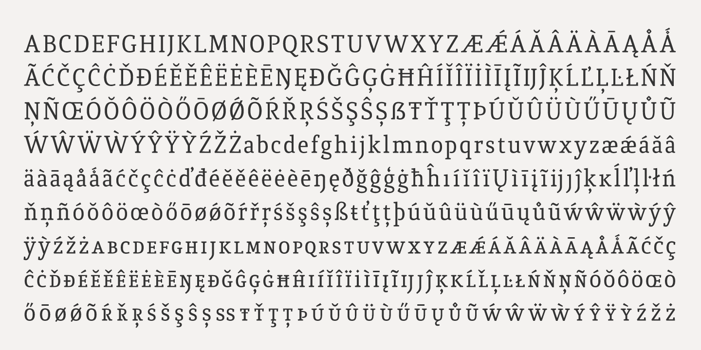 Пример шрифта Quiroga Serif Pro #5