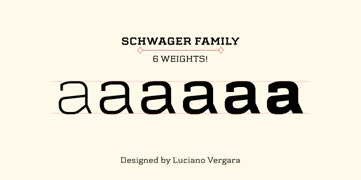 Пример шрифта Schwager #3