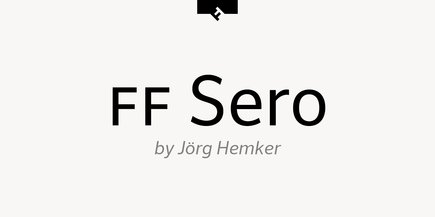 Пример шрифта Sero Pro #1