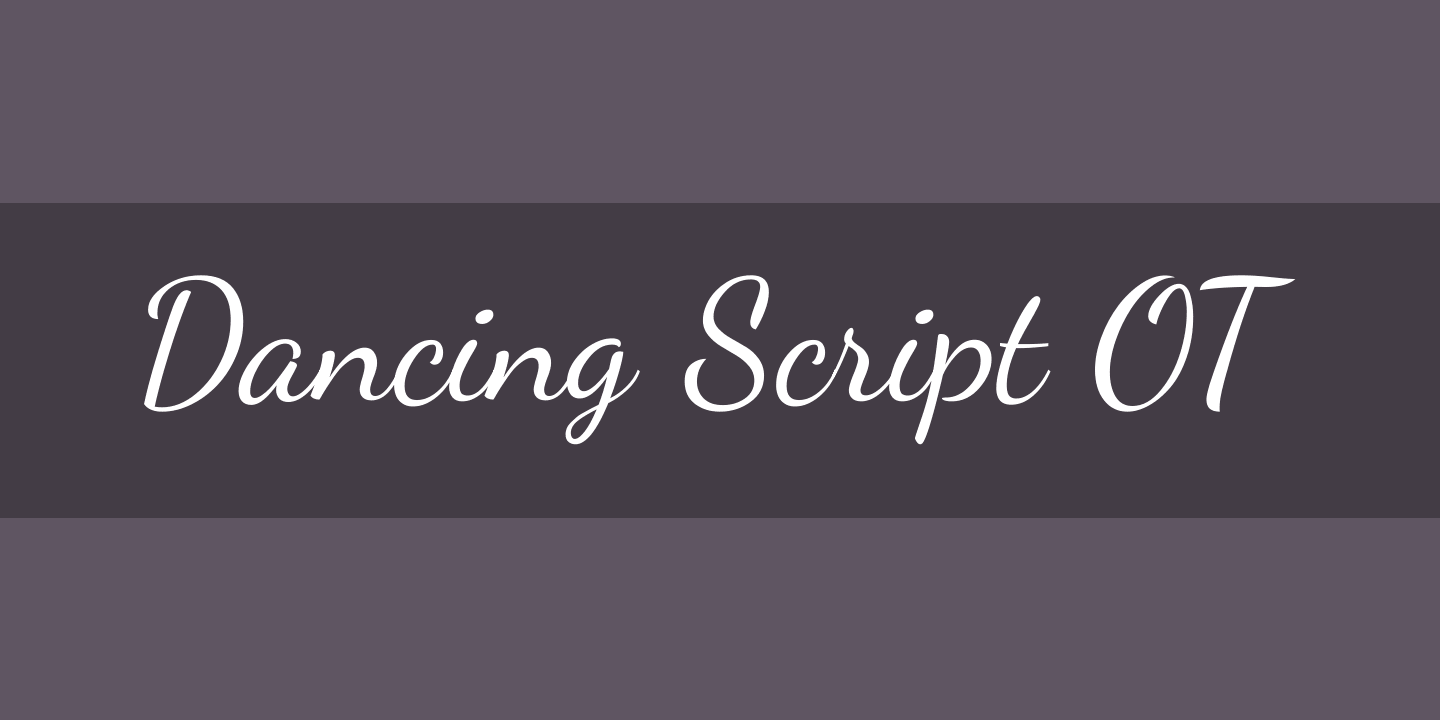 Пример шрифта Dancing Script #1