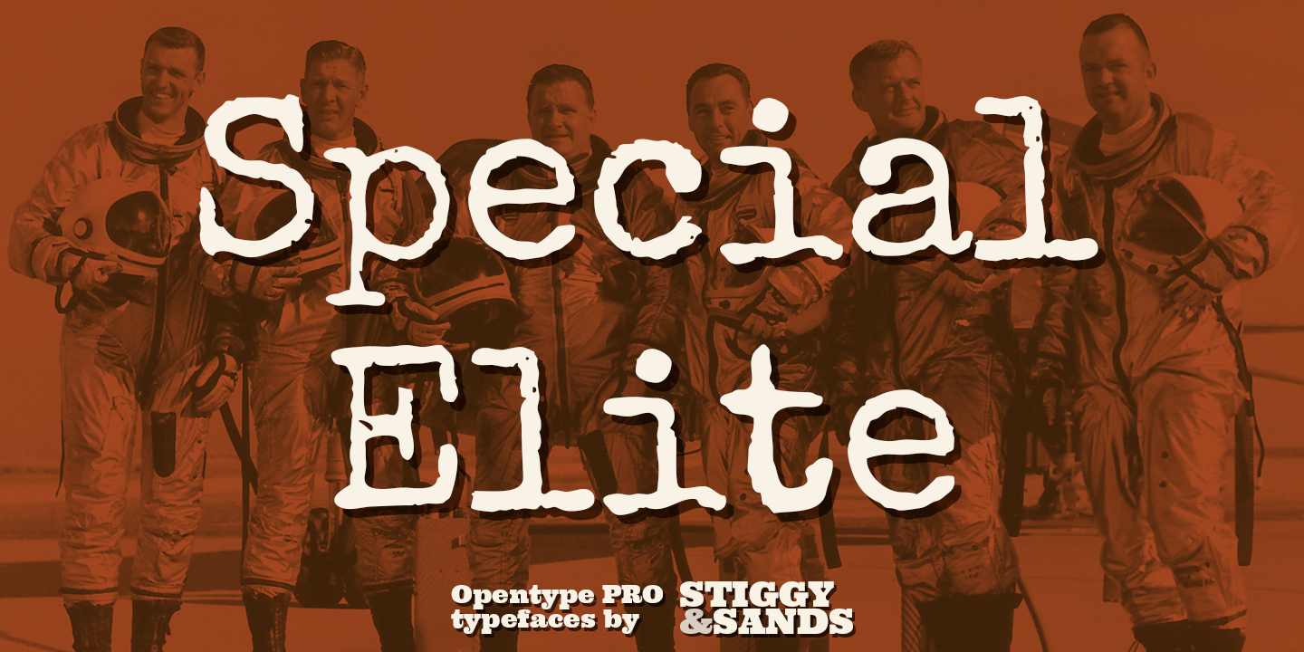 Пример шрифта Special Elite #1